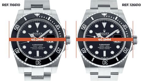 Rolex submariner lug size